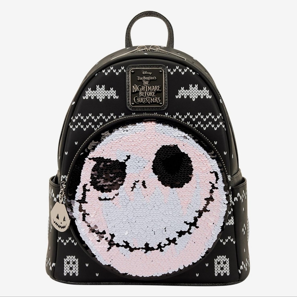Loungefly Disney Nightmare Before Christmas Jack Skellington Embossed Backpack